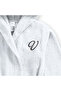 Kids Hooded Bathrobe | Monogrammed Letter 'V' | Soft Cotton Comfort - 2