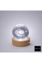 كرة زجاجية مضيئة ثلاثية الأبعاد - ضوء ليلي LED - 2