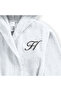 Kids Hooded Bathrobe | Monogrammed Letter 'H' | Soft Cotton Comfort - 2