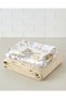 Beige 4 Piece Printed Quilt Set (Double Size)
