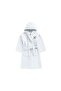 Kids Hooded Bathrobe | Monogrammed Letter 'R' | Soft Cotton Comfort