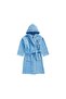 Kids Hooded Bathrobe | Monogrammed Letter 'L' | Soft Cotton Comfort