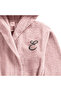 Kids Hooded Bathrobe | Monogrammed Letter 'E' | Soft Cotton Comfort - 2