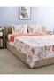 Rust 4 Piece Printed Quilt Set (Double Size)