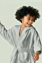 Kids Hooded Bathrobe | Monogrammed Letter 'J' | Soft Cotton Comfort - 4