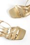 Women's Buckle Evening Dress Shoes Gold - 2