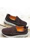 Laceless Sports Model Full Orthopedic Genuine Leather Daily Men's Shoes - 5