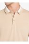 Short Sleeve Paul Collar Polo Collar Men's Brown Polo T-Shirt M6Rp47Kars2-G1Dr - 3