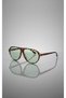 Zeus- Sunglasses Uv400 Protection Pilot Leopard Green Unisex New Season with Case and Wipe Cloth as a Gift - 3
