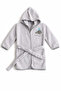 100% Cotton Cute Figured Hooded Baby Bathrobe – Soft Cotton, Quick-Drying, Ages 2-3-4 - 2