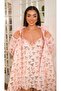 Women's 2-Piece Short Plush Dressing Gown