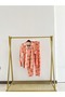 Bear Pink Süet Pijama Takımı - 5