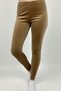 Women's Aqua Green High Waist Velvet Leggings