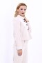 Buttoned Mini Jacket-Beige - 1010100 - 4