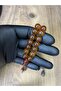High-End Vintage Collectible Crimped Amber Prayer Beads - 3