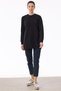 Basic cashmere knit tunic black - 2