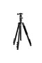 Professional Aluminum Tripod 155cm Height with Phone Mount, 12kg Load Support