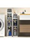 4-Tier - Multi-Purpose Bathroom, Laundry Room, and Kitchen Organizer |   Narrow Space Vertical Drawer Cabinet - 4