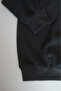 Men's Sweatshirt Crew Neck Thessaloniki Woven Anti-Pilling Oversized Plus Size Black - 4