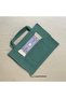 Turkuaz Kitçan Water Repellent Tassel Detail Book Bag En-Boy(20*26 cm)