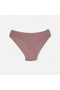 Combed Cotton Lycra Women's Bikini Panties 6-Piece - Dusty Rose - 3