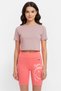 x Smiley Women Sportswear Fit Biker Shorts, Blush Pink