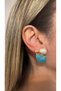 Pearl Detailed Design Women's Steel Earrings Anti-Tarnish S Water-Resistant Anti-Allergic