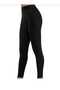 Winter Thermal Towel Knit Women's Leggings Black Color