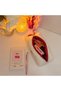 Red Bow Detailed Heart Plush Care Bag/ Makeup Bag/ Pen Holder - 3