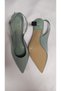 Heeled Women's Patent Leather Shoes - 5