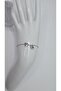 Stainless Steel Silver Color Three-Dimensional Heart Detailed -G- Letter Bracelet - 6