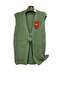 Silvery Knitwear Lace-Up Bridal Vest