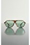 Unisex Women's Men's Uv400 Protected Framed Pilot Sunglasses with Drop Case and Cleaning Cloth as a Gift - 7