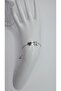 Stainless Steel Silver Color Three-Dimensional Heart Detailed -K- Letter Bracelet - 6