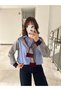 Brand Model Knitwear Shawl Detailed Design Shirt - 7