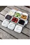 Luxury Porcelain 6-Piece Covered Egg Dish Set with Tray & Breakfast Set - 4