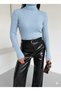 Set of 6 Soft Textured Winter Cotton Turtleneck Fleece-Lined Slimfit High-Neck Sweater Special Series - 2