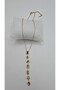 Stainless Steel Baguette Stone 7 Element Zircon Stone Y Model Necklace - 7