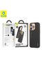 Mr. Gorilla iPhone 14 Pro Max Compatible Carbon Fiber Case |   Magsafe Compatible Orange Metal Detailed Case