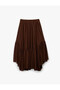 Ruffled Layered Asymmetrical Long Chiffon Skirt - 3