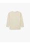 Boy's Long Sweatshirt 6Wkb10378Tk Beige - 2