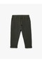 Cotton Textured Basic Anthracite Baby Boy Sweatpants 6Wmb40042Tk