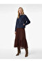 Ruffled Layered Asymmetrical Long Chiffon Skirt - 2