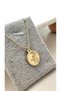 316L Steel Sun Plate Model Gold Steel Necklace Non-Tarnish -45 - 3