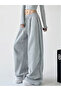 Women's High Waist Loose Leg Sweatpants - 2