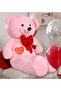 Good to Have You Rose Plush Teddy Bear – 140 cm Large Toy with Bow Tie - 4