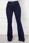 Cool Navy Blue Flared Flare Casual Jean - 2