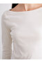 Burgundy Boat Neck Women's Bodysuit 2-Piece - 5