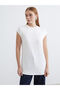 White Crew Neck Women's Tunic by Güli̇s Gi̇yi̇m - 2