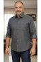 New Season 100% Wool Long Sleeve Classic Cashmere Men's Shirt with Pockets - 2
